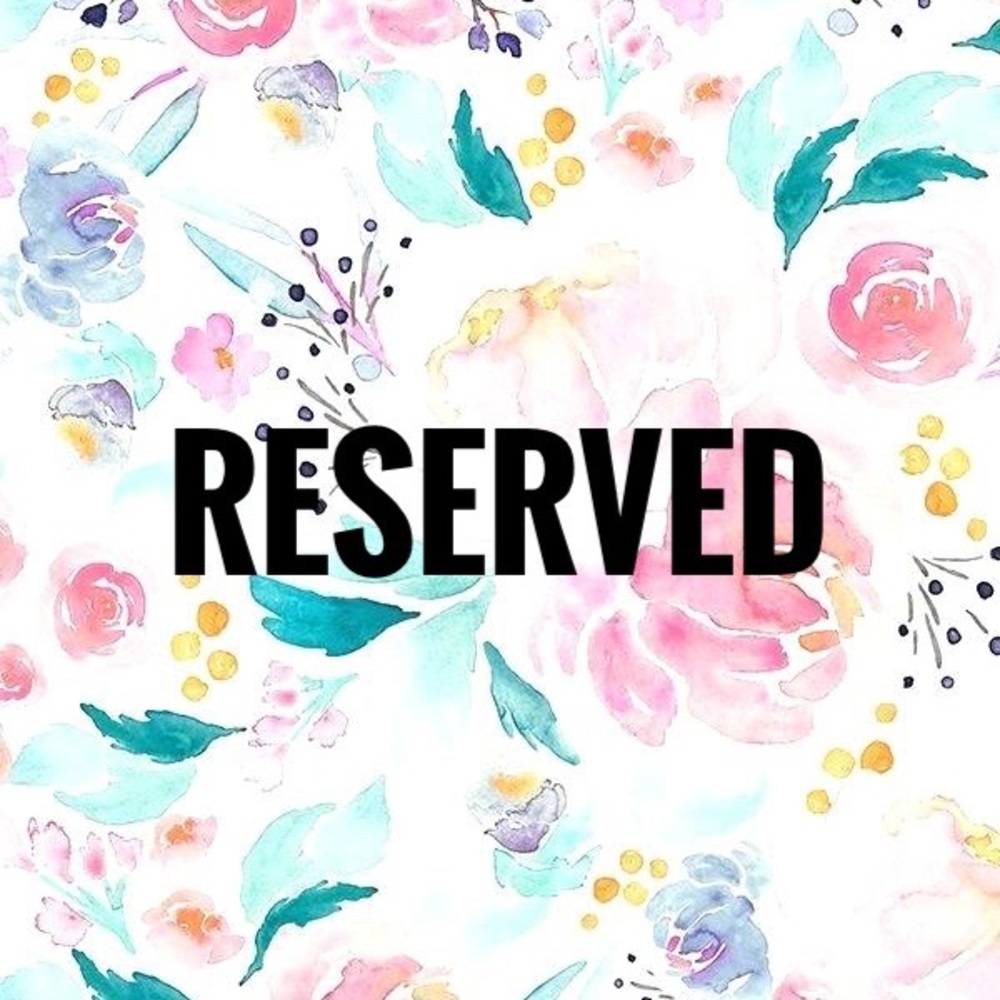 Reserved for kimcrump